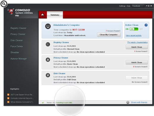 Comodo System Utilities CCleaner alternative