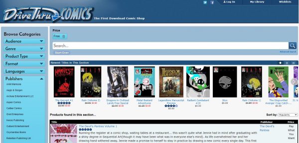 best site to download comics for free