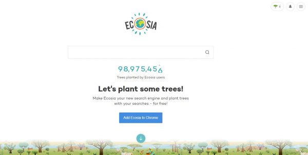 search engines like ecosia