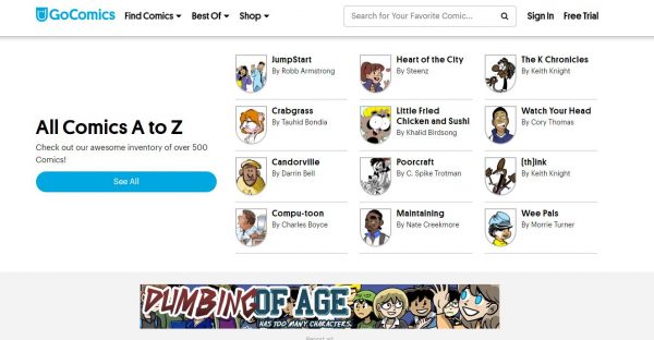 GoComics read comics online