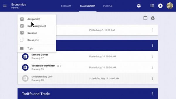 Google Classroom Assignment