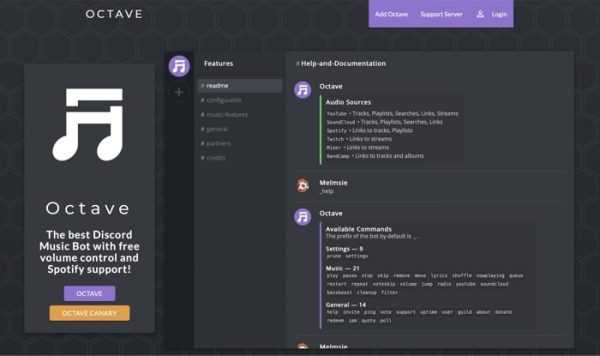 Octave Discord Bot