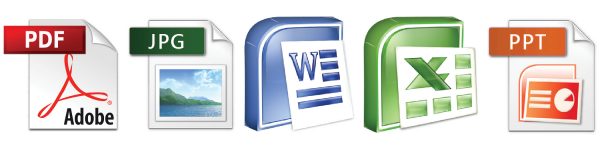 Types of Files on Desktop 