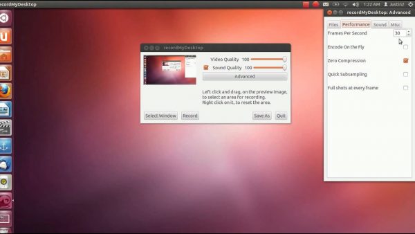 RecordMyDesktop Screen Recorder