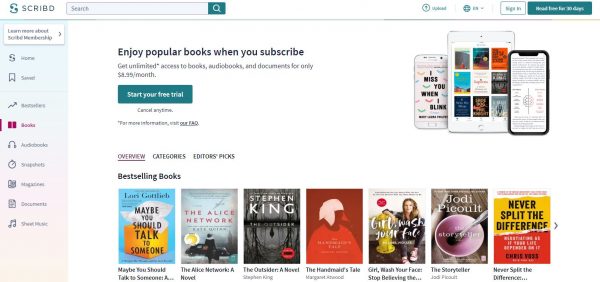 Scribd free kindle books