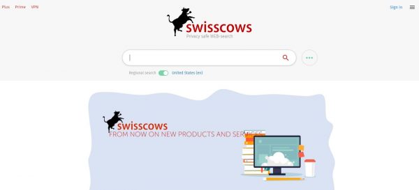 Swisscows search engines