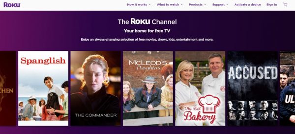 The Roku Channel free movie streaming sites