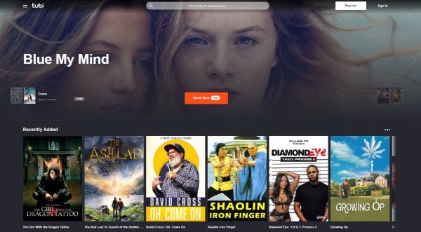 Tubi free movie streaming sites