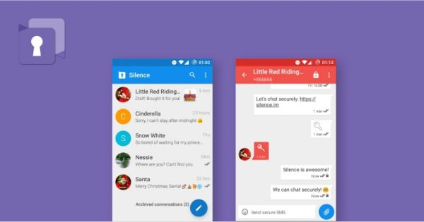 Silence: One of the best encrypted messaging apps