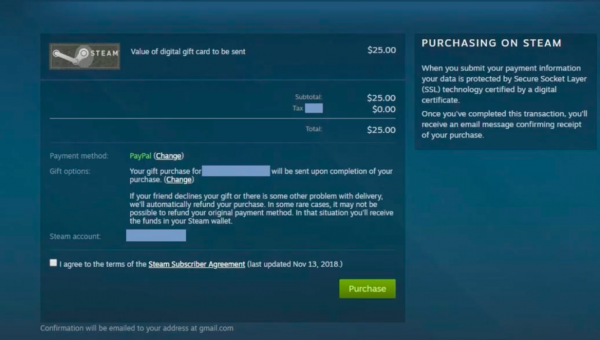 Gift Steam Wallet Funds Step 9