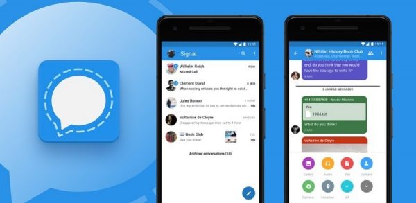 Signal: one of the best encrypted messaging apps