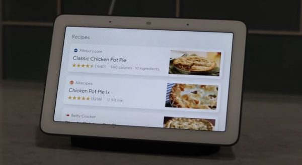 Cooking Recipes Google home hub