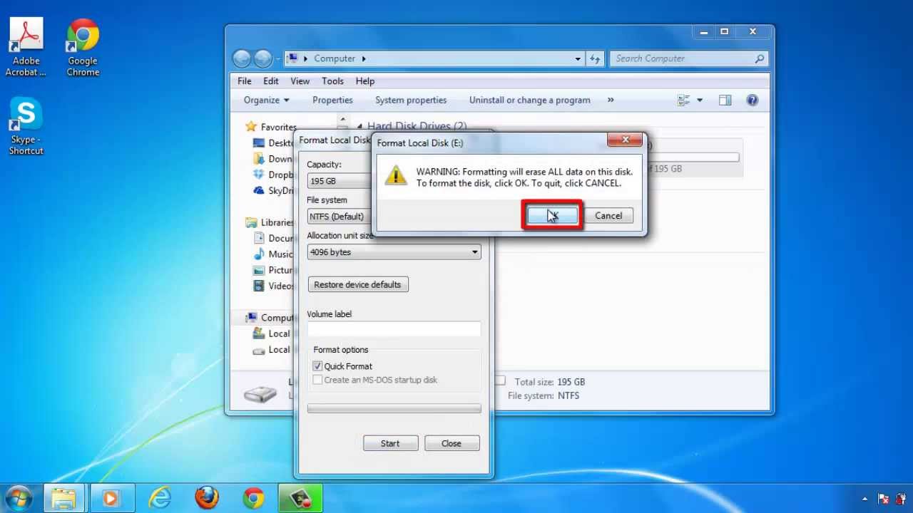 how to format seagate expansion drive for windows