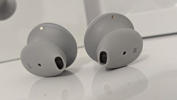 Close-Up of Earbuds