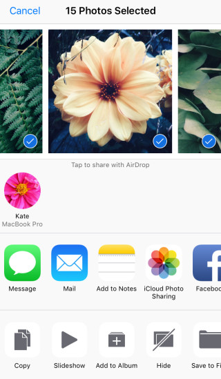 how to transfer photos from iPhone to computer through AirDrop