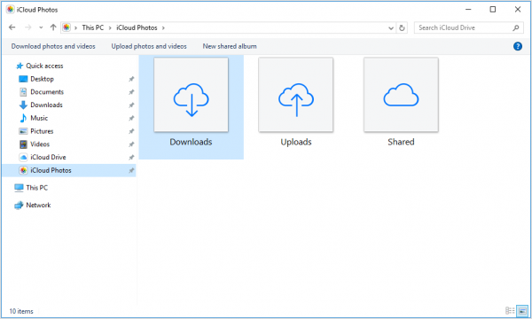 how to transfer photos from iPhone to computer through iCloud Windows