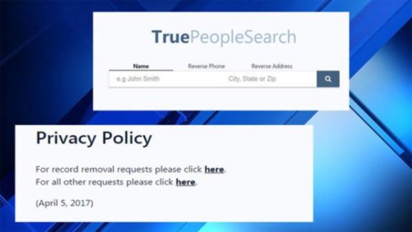 True People Search Privacy