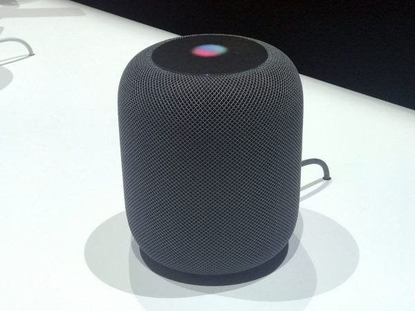 Apple HomePod smart speaker with Siri