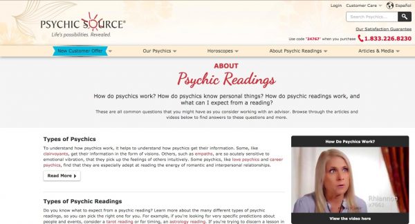 Psychic Source: Free Tarot Card Reading