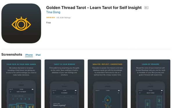 Golden Thread Tarot: Free Tarot Card Reading