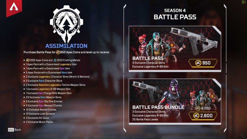 Apex Legends Battle Pass Everything You Need To Know