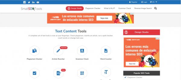 SmallSEOTools Features