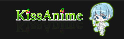 KissAnime Logo Blue Haired Girl