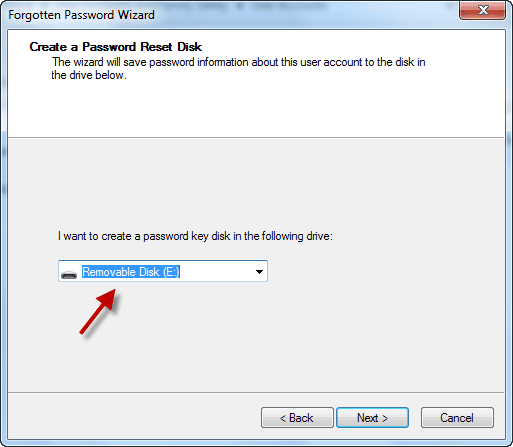 Password Reset Disk