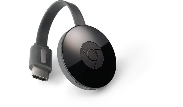 Chromecast fundal alb