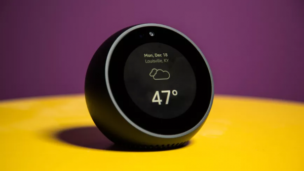 Echo Spot Purple Background