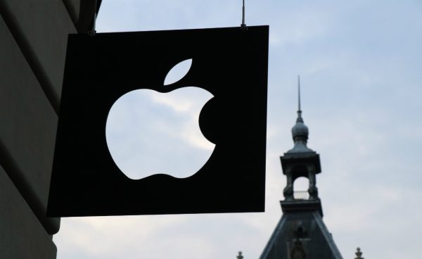 Apple Logo on Metal