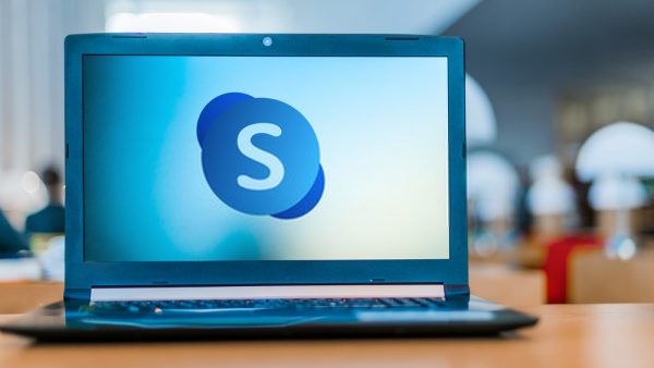 Skype video conference app