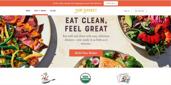 SunBasket Website