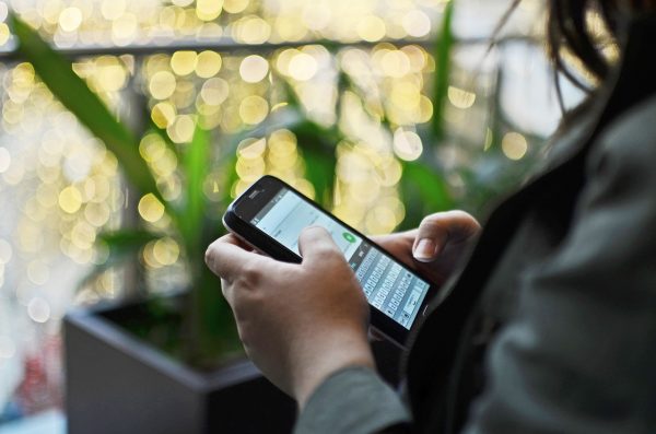 Woman Using Phone