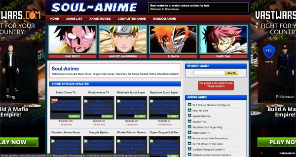 SoulAnime: one of the best anime sites