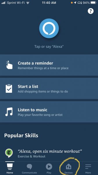 Alexa setup