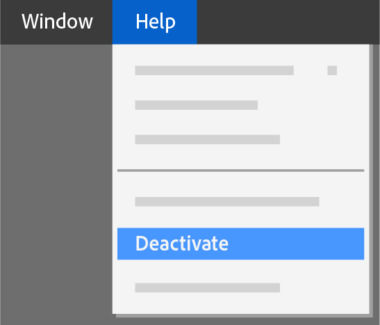 deactivate adobe