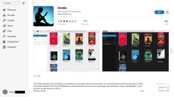 Laden Sie Kindle aus dem Play Store oder App Store herunter