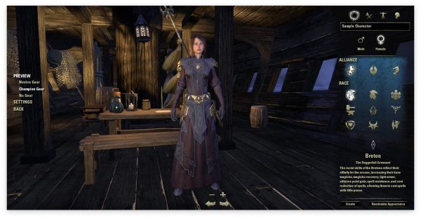 elder scrolls online customization