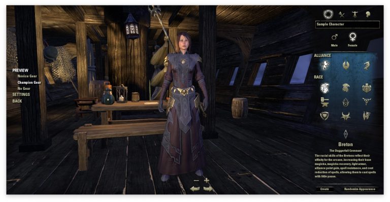 The Elder Scrolls Online Character Creation (A Guide) | Robots.net