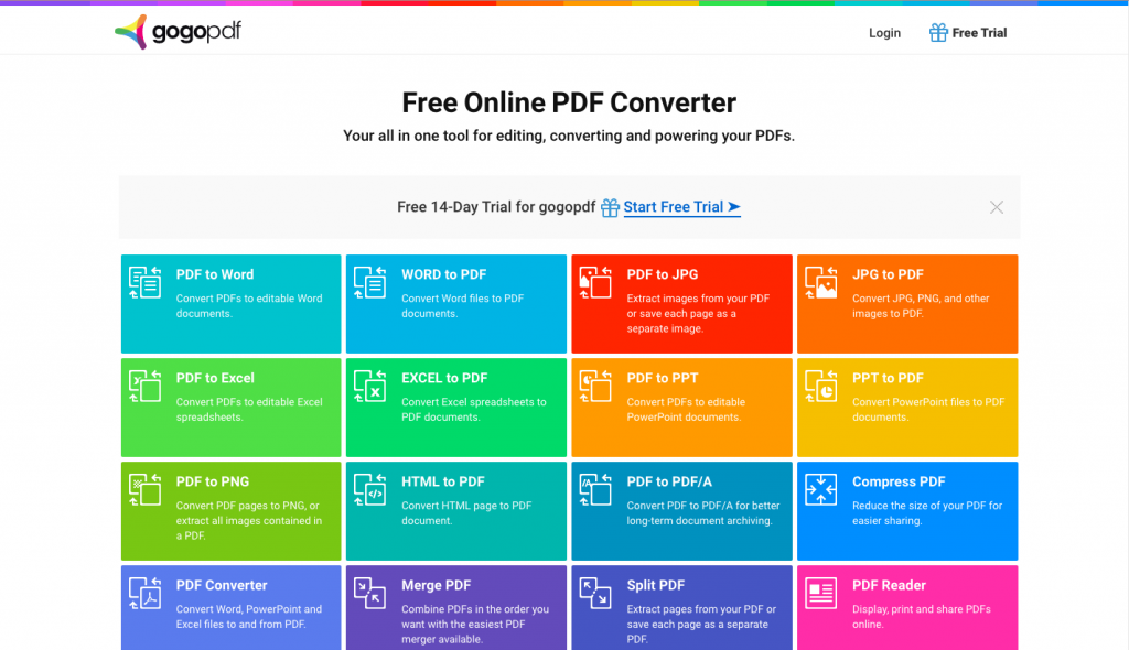 GogoPDF: The Internet's Best Online PDF Converter | Robots.net