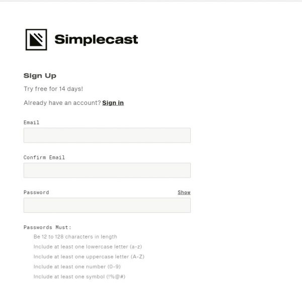 simplecast free