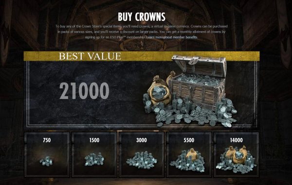 eso crown store