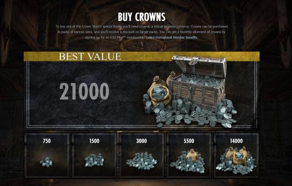 ESO Crown Store