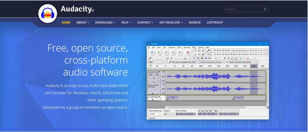 audacity audio editor tutorial