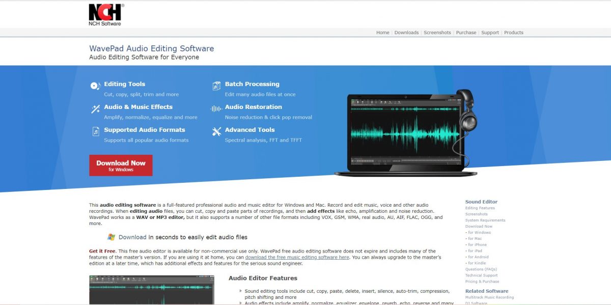 instal NCH WavePad Audio Editor 17.57