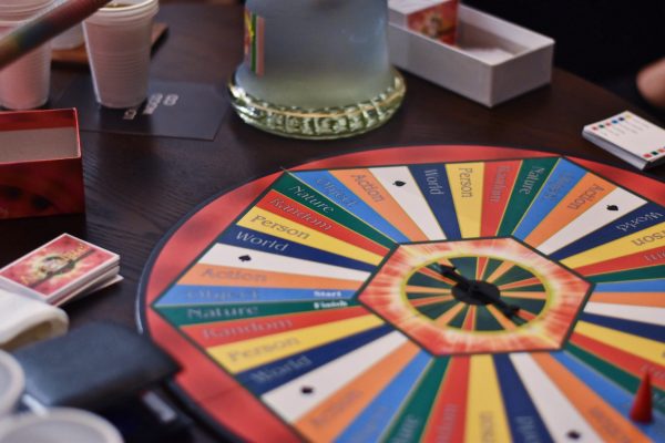 Dart Board on Table