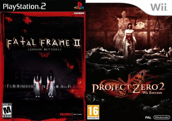 crimson butterfly and project zero ii wii edition box art merge