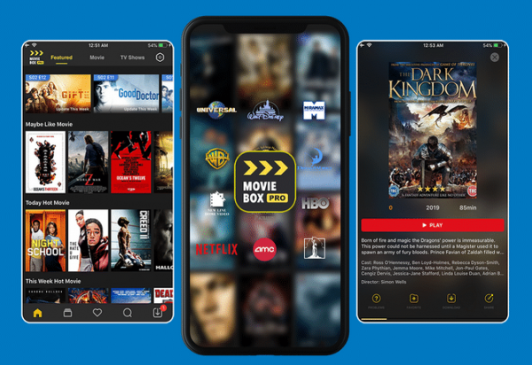 moviebox pro android interface