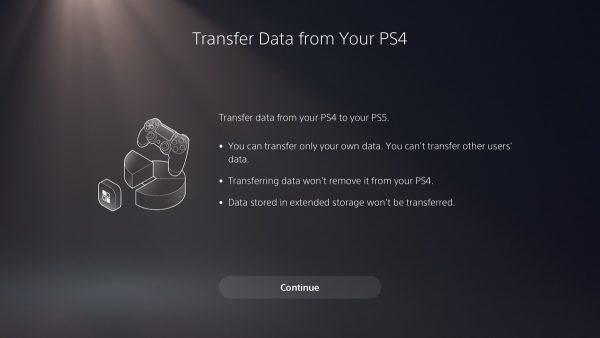 transfer ps4 data to ps5